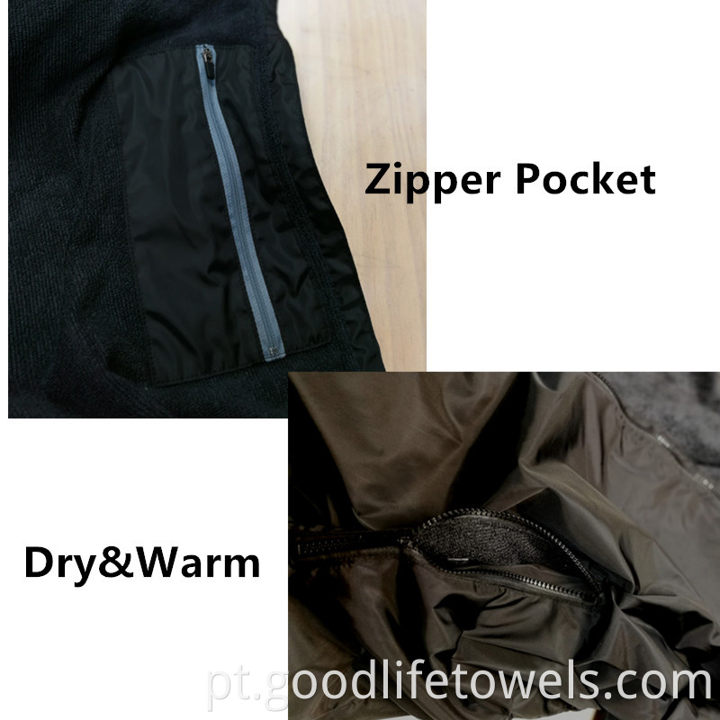 Waterproof Coat Fleece Lining Changing Robe